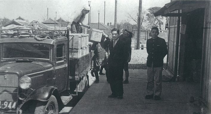 1937年頃の集荷風景